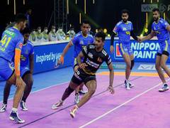 
      
      PKL: Sagar shines as Tamil Thalaivas beat Telugu Titans
      
      