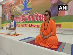 
      
      BJP MP Pragya Thakur faints at event in Bhopal 
      
      