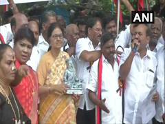 
      
      TN: DMK literary wing protests against desecration of...
      
      