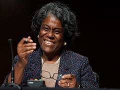 
      
      US senate confirms Thomas-Greenfield's nomination as UN...
      
      