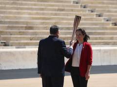 
      
      Greece hands over Olympic flame to Tokyo 2020 organisers in...
      
      