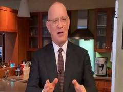 
      
      Tom Hanks hosts 'Saturday Night Live' home edition
      
      