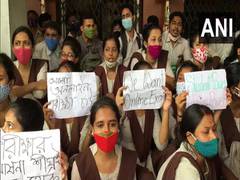 
      
      Trainees of five DIETs stage protest demanding final exams...
      
      