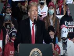 
      
      Trump lashes out at 'sleepy guy' Biden who 'will lift tariffs...
      
      