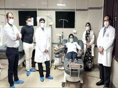 
      
      KGMU's resident doctor donates blood for plasma therapy in...
      
      