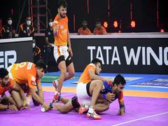 
      
      PKL: Surender Gill shines as UP Yoddha thrash Puneri Paltan
      
      