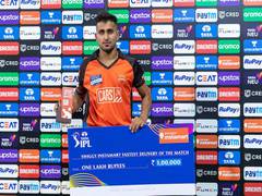 
      
      IPL 2022: Vaughan backs Umran Malik to play for India soon
      
      