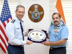 
      
      Commander of Pacific Air Forces calls on IAF Chief, discusses...
      
      