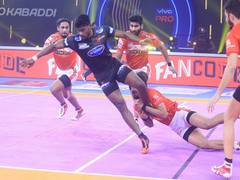 
      
      Pro Kabaddi League: Match between Gujarat Giants, U Mumba...
      
      