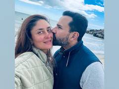 
      
      Kareena Kapoor Khan gets a 'kiss of love' from Saif Ali Khan
      
      