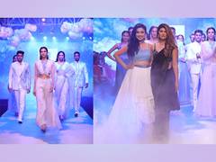 
      
      Disha Vadgama's ethereal collection showcased at a fashion event 
      
      