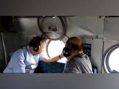 
      
      Assam CM makes aerial survey of flood-hit Silchar
      
      