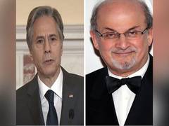 
      
      Rushdie stood for universal rights of expression: Blinken
      
      