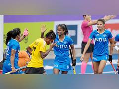 
      
      Indian women's hockey team beats Ghana 5-0 in CWG 2022 opener
      
      