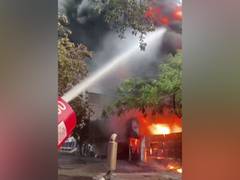 
      
      Delhi: Fire breaks out in plastic godown
      
      