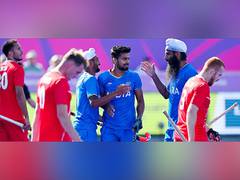 
      
      India concede late goals as England force draw in men's hockey
      
      