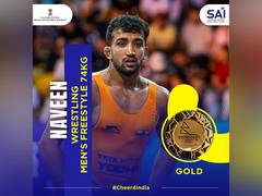
      
      CWG 2022: Indian wrestler Naveen clinches gold
      
      