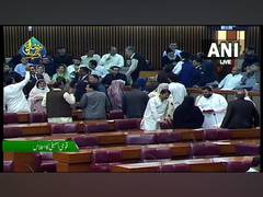 
      
      Members of Imran Khan's party walk out of National Assembly
      
      