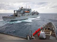
      
      US Navy ship arrives in India for repair services
      
      