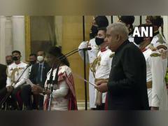 
      
      Jagdeep Dhankhar takes oath as India's 14th Vice-President
      
      