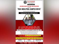 
      
      Sandip University organises India's biggest placement drive...
      
      