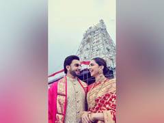 
      
      Deepika, Ranveer seek blessings at Tirupati temple in Andhra...
      
      