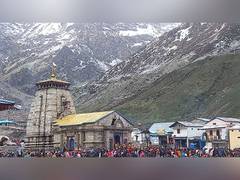 
      
      Mercury falls in Kedarnath due to snowfall
      
      