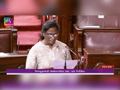 
      
      Renowned former athlete PT Usha takes oath as Rajya Sabha MP
      
      
