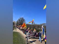 
      
      Tibetans protest in Brussels against decades of Chinese atrocities
      
      