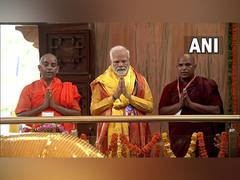 
      
      PM Modi offers prayers at Mahaparinirvana Stupa in UP's Kushinagar
      
      
