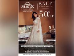 
      
      Surya Sarees announces exciting discounts and offers
      
      
