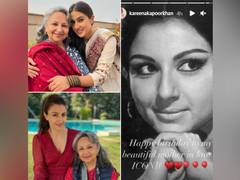 
      
      Sharmila Tagore turns 77, Kareena, Sara, Soha pour birthday wishes
      
      