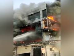
      
      Massive fire breaks out in building near Delhi's Mundka metro
      
      