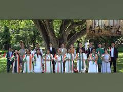 
      
      Japanese Embassy presents national anthem of India
      
      