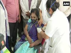 
      
      Puducherry LG receives first dose of COVID-19 vaccine
      
      