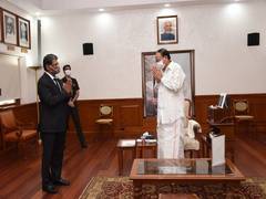 
      
      India's Ambassador designate to Brazil calls on Vice...
      
      