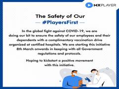 
      
      MX Player takes the responsibility of vaccinating its...
      
      