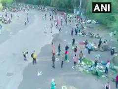 
      
      Mehrauli vegetable market in Delhi shifted to DTC bus...
      
      