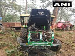 
      
      Chhattisgarh: Naxals set 6 vehicles on fire
      
      