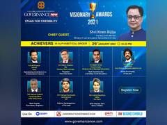 
      
      Governance Now to honour achievers with Visionary Awards 2021
      
      