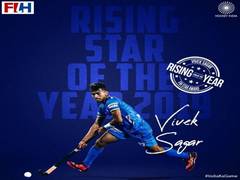 
      
      No better feeling: Vivek Sagar after winning FIH Rising Star...
      
      