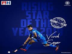 
      
      Hockey India congratulates Vivek Sagar Prasad on winning FIH...
      
      