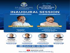 
      
      World Universities Summit 2021 to be inaugurated by...
      
      