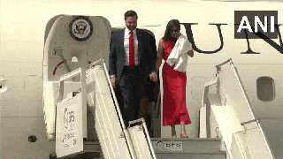 
      
      US Vice President JD Vance arrives in India
      
      