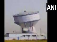 
      
      Overhead water tank collapses in West Bengal's Bankura district
      
      