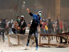 
    Night clashes resume between Palestinian protesters, Israeli soldiers 
    
