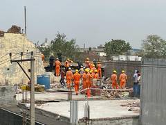 
      
      Under construction roof of factory collapses in Ludhiana, one dead
      
      