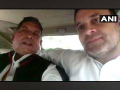 
      
      Rahul Gandhi takes injured journalist to hospital
      
      