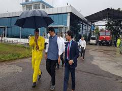 
      
      Fadnavis conducts aerial survey of flood-affected Sangli, Kolhapur
      
      