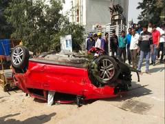 
      
      Telangana: 1 woman dead, 3 injured after car falls down from...
      
      